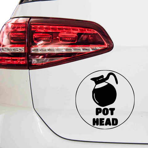 Pothead Aufklebr - Beispielansicht