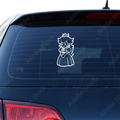 Prinzessin Peach Aufkleber - Beispielansicht