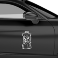 Prinzessin Peach Aufkleber - Beispielansicht