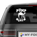 Pump Day Aufkleber - Beispielansicht