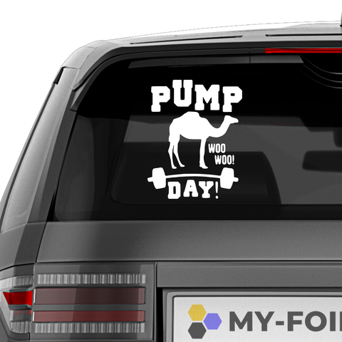 Pump Day Aufkleber - Beispielansicht