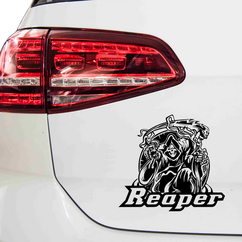 Reaper Logo Aufkleber - Beispielansicht