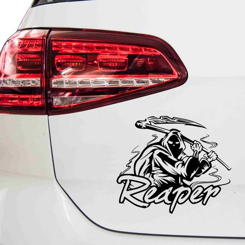 Reaper Schriftzug Aufkleber - Beispielansicht