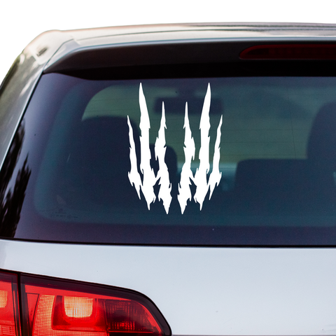 Reissende Kralle Aufkleber - Beispielansicht