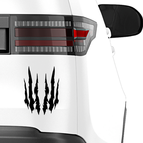 Reissende Kralle Aufkleber - Beispielansicht