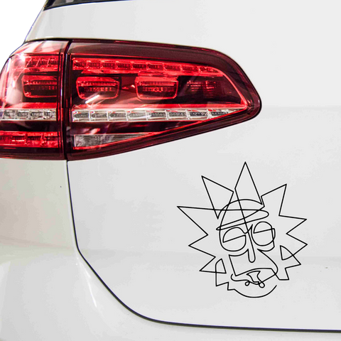 Rick Abstrakt Aufkleber - Beispielansicht