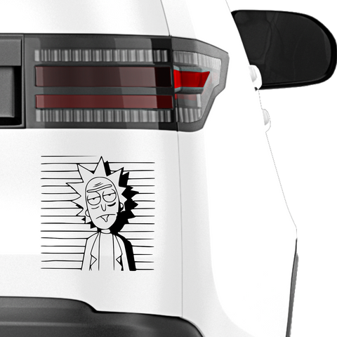 Rick Fahndungsfoto Aufkleber - Beispielansicht