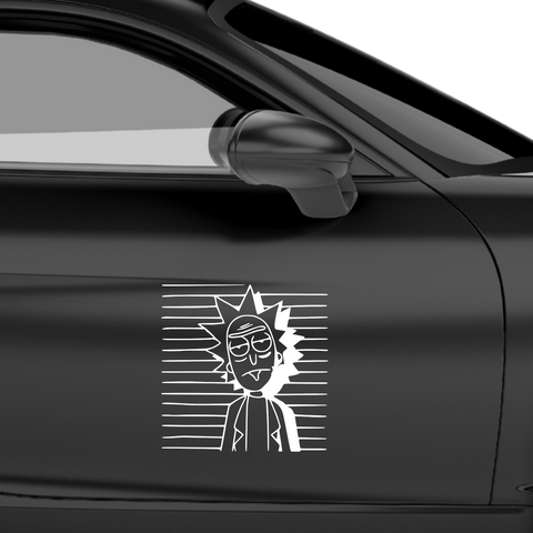 Rick Fahndungsfoto Aufkleber - Beispielansicht