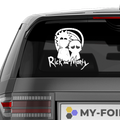 Rick and Morty Aufkleber - Beispielansicht