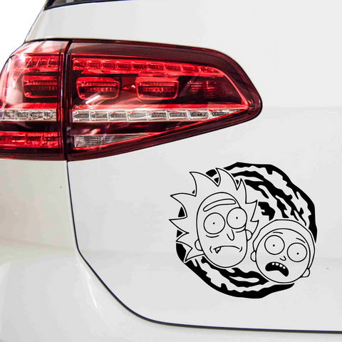 Rick and Morty Portal Aufkleber - Beispielansicht