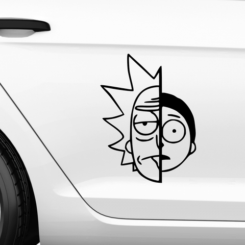 Rick and Morty Portrait - Beispielansicht