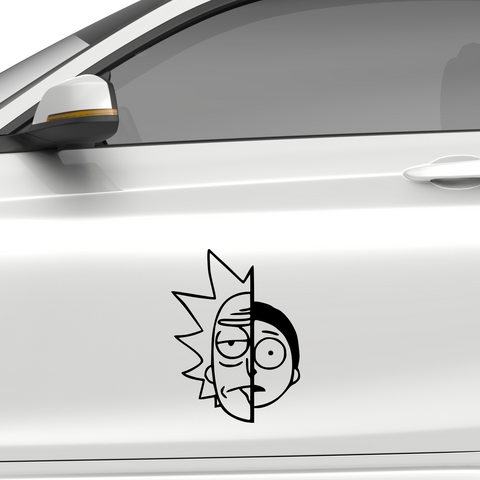 Rick and Morty Portrait - Beispielansicht