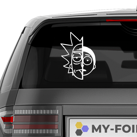 Rick and Morty Portrait - Beispielansicht