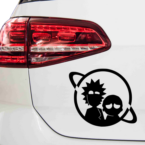 Rick and Morty Universum Aufkleber - Beispielansicht