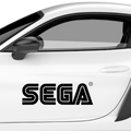 SEGA Logo Aufkleber - Beispielansicht