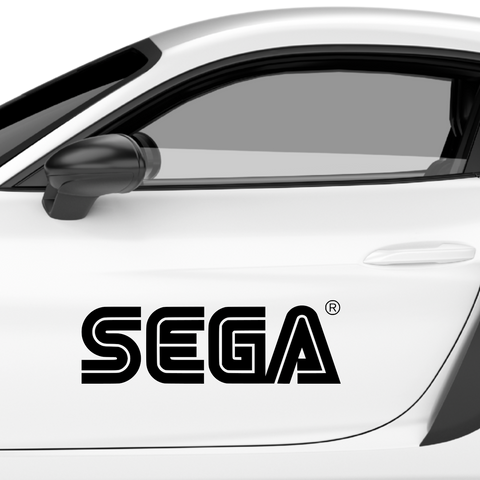 SEGA Logo Aufkleber - Beispielansicht