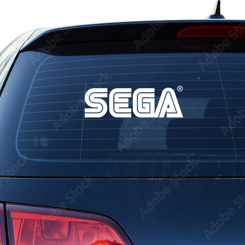 SEGA Logo Aufkleber - Beispielansicht
