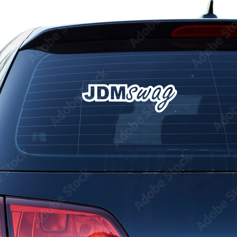 SWAG JDM Aufkleber - Beispielansicht