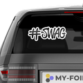 #SWAG Nr.1 Aufkleber - Beispielansicht