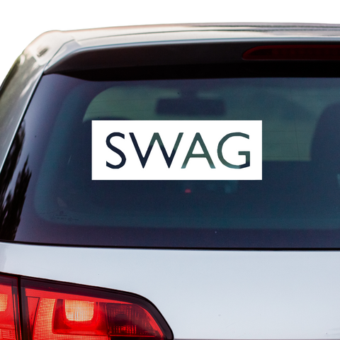 SWAG Schriftzug Nr.1 Aufkleber - Beispielansicht