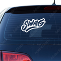 SWAG Schriftzug Nr.2 Aufkleber - Beispielansicht