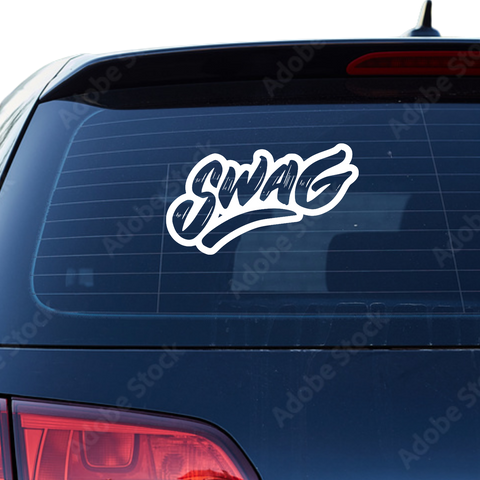 SWAG Schriftzug Nr.2 Aufkleber - Beispielansicht