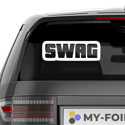 SWAG Schriftzug Nr.4 Aufkleber - Beispielansicht