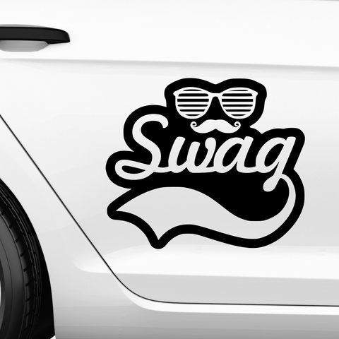 SWAG Schriftzug Nr.5 Aufkleber - Beispielansicht