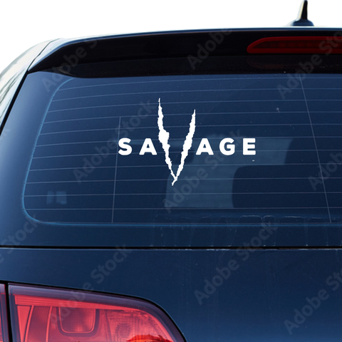 SaVage V Aufkleber - Beispielansicht