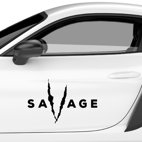 SaVage V Aufkleber - Beispielansicht