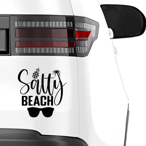 Salty Beach Aufkleber - Beispielansicht