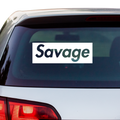 Savage Emblem Aufkleber - Beispielansicht