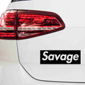 Savage Emblem Aufkleber - Beispielansicht