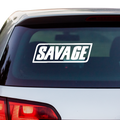 Savage Schriftzug Nr.4 Aufkleber - Beispielansicht