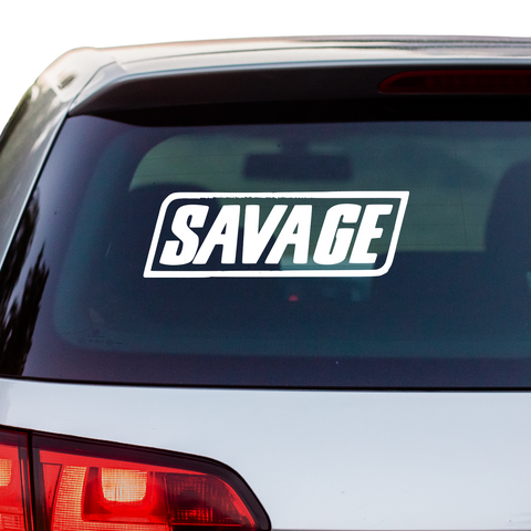 Savage Schriftzug Nr.4 Aufkleber - Beispielansicht