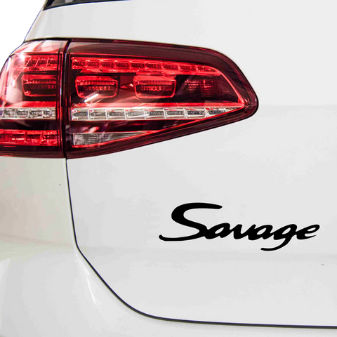 Savage Schriftzug Nr.5 Aufkleber - Beispielansicht