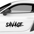 Savage Schriftzug Nr.6 Aufkleber - Beispielansicht