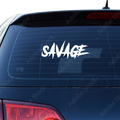 Savage Schriftzug Nr.6 Aufkleber - Beispielansicht