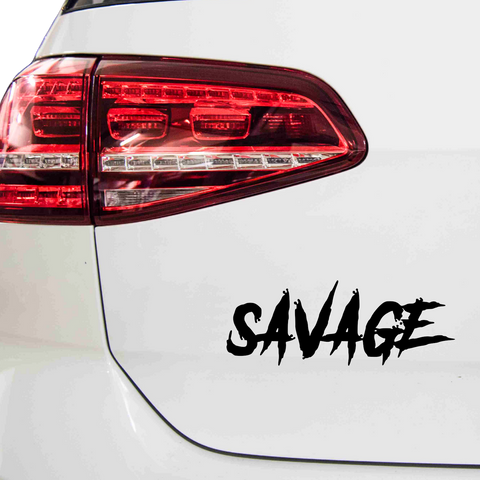 Savage Schriftzug Nr.6 Aufkleber - Beispielansicht