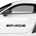 Savage Schriftzug Nr.7 Aufkleber - Beispielansicht