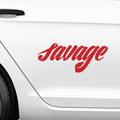 Savage Schriftzug Nr.9 Aufkleber - Beispielansicht