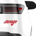 Savage Schriftzug Nr.9 Aufkleber - Beispielansicht