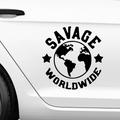 Savage Worldwide Aufkleber - Beispielansicht