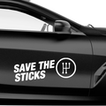 Save The Sticks Aufkleber - Beispielansicht
