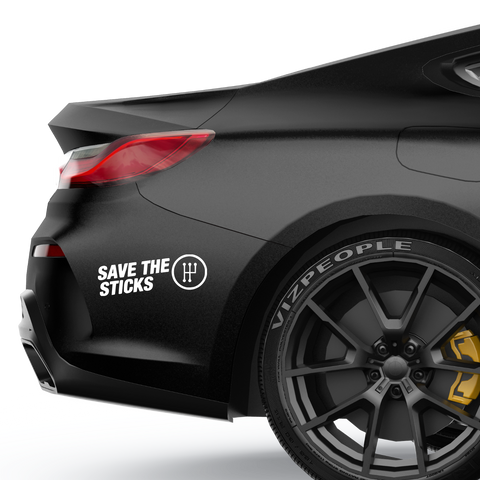 Save The Sticks Aufkleber - Beispielansicht