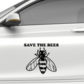 Save the Bees Aufkleber - Beispielansicht
