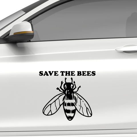 Save the Bees Aufkleber - Beispielansicht