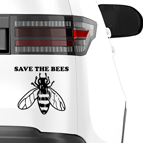 Save the Bees Aufkleber - Beispielansicht