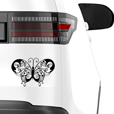 Schmetterling Abstrakt Aufkleber 10 - Beispielansicht