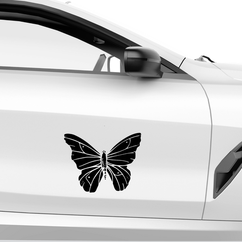Schmetterling Abstrakt Aufkleber 11 - Beispielansicht
